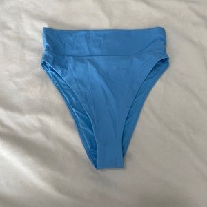 Aerie Periwinkle Blue High Waist Bikini Bottom S NWT